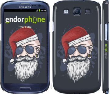 

Чехол на Samsung Galaxy S3 Duos I9300i Christmas Man "4712c-50-535", Черный