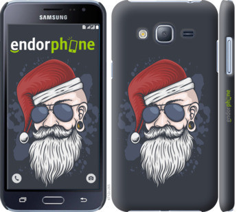 

Чехол на Samsung Galaxy J3 Duos (2016) J320H Christmas Man "4712c-265-535", Черный