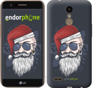 

Чехол на LG K10 2018 Christmas Man "4712u-1382-535", Черный