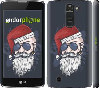 

Чехол на LG K7 Christmas Man "4712c-451-535", Черный