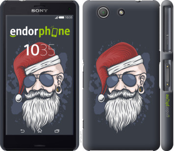 

Чехол на Sony Xperia Z3 Compact D5803 Christmas Man "4712c-277-535", Черный