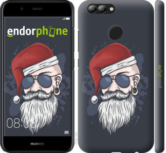 

Чехол на Huawei Nova 2 Christmas Man "4712c-1021-535", Черный