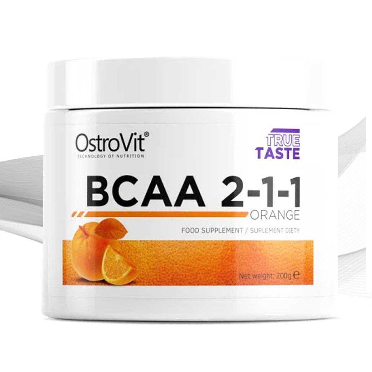 

Аминокислоты БЦАА OstroVit BCAA 2:1:1 200 gr Чистый