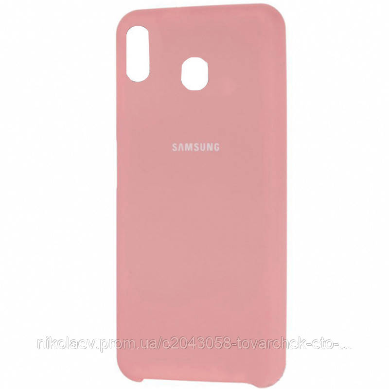 

Чехол Silicone case для Samsung Galaxy A20 / A30, Розовый / pink