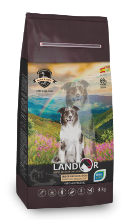 

Landor Senior & Adult сухой корм для взрослых и пожилых собак всех пород, 1 кг
