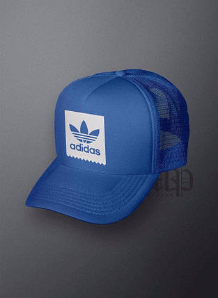 Кепка Тракер Adidas, кепка Адидас синая, фото 2