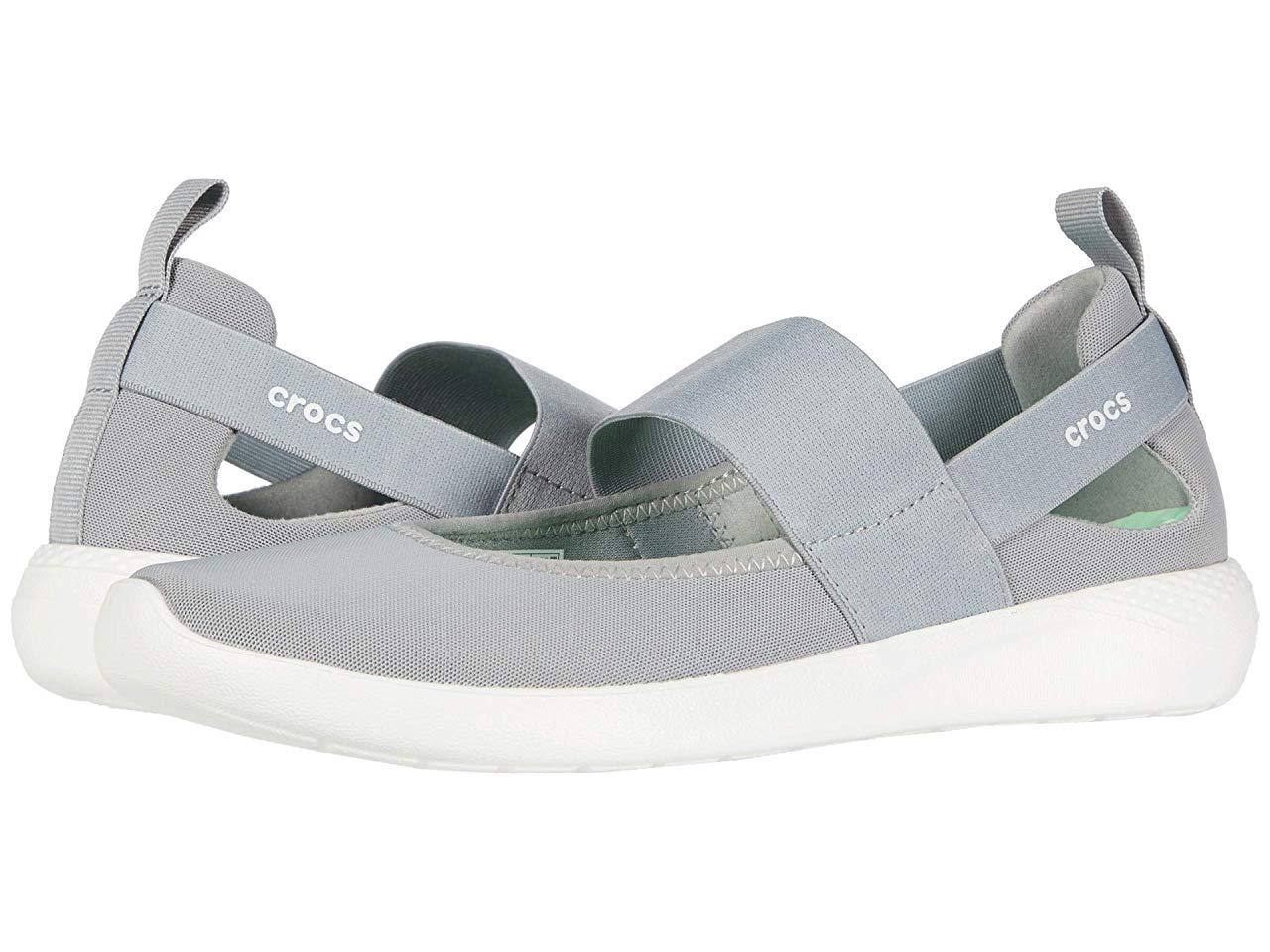 

Кроссовки/Кеды (Оригинал) Crocs LiteRide Mary Jane Light Grey/White