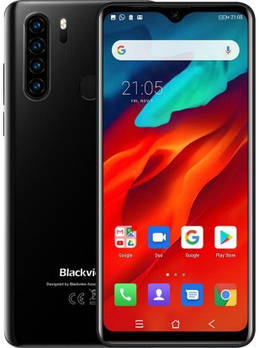 Смартфон Blackview A80 Pro 4/64Gb Black, 2sim, экран 6.49" IPS, 8 ядер, 13+2/8Мп, 4680mAh, 4G (LTE)