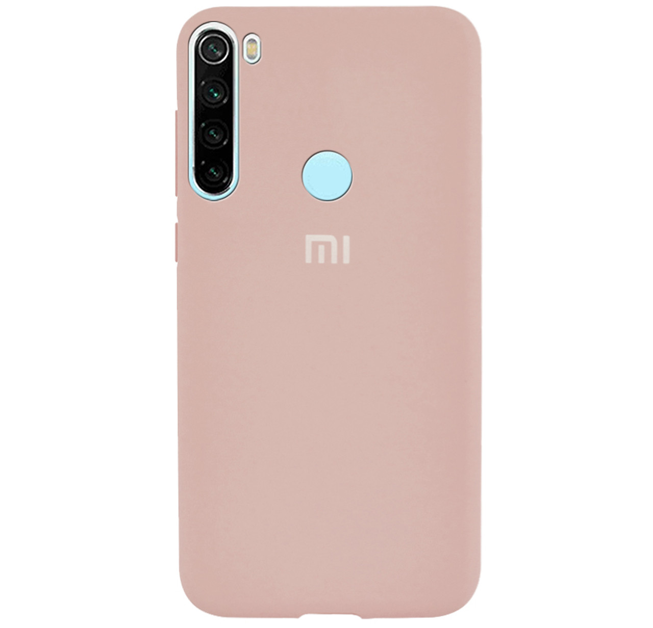 

Чехол-накладка Original Silicone case Full Protective на Xiaomi Redmi Note 8T Pink Sand