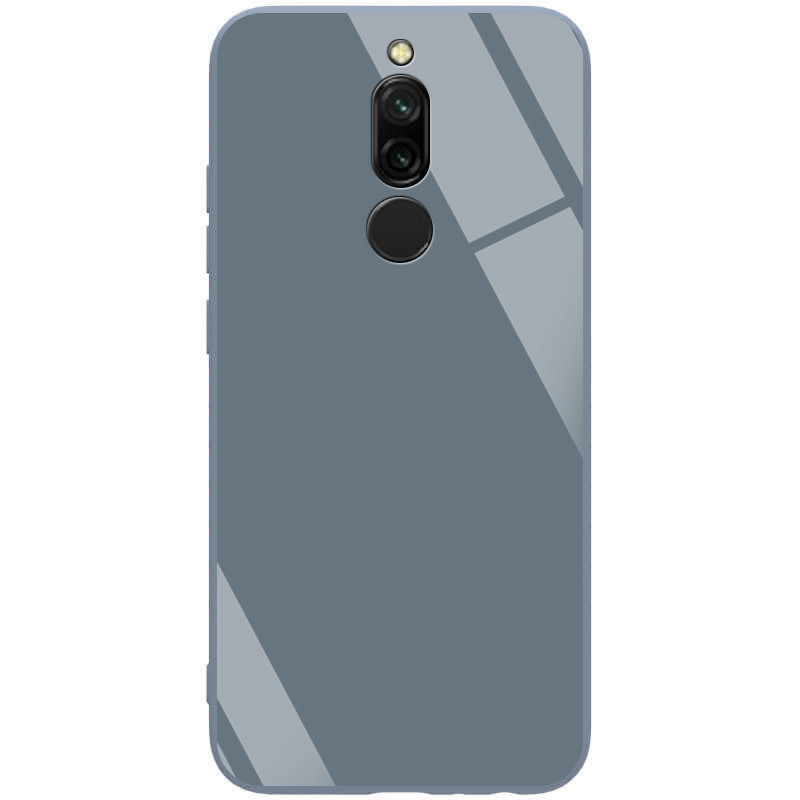 

TPU+Glass чехол GLOSSY для Xiaomi Redmi 8, Серый / lavender gray