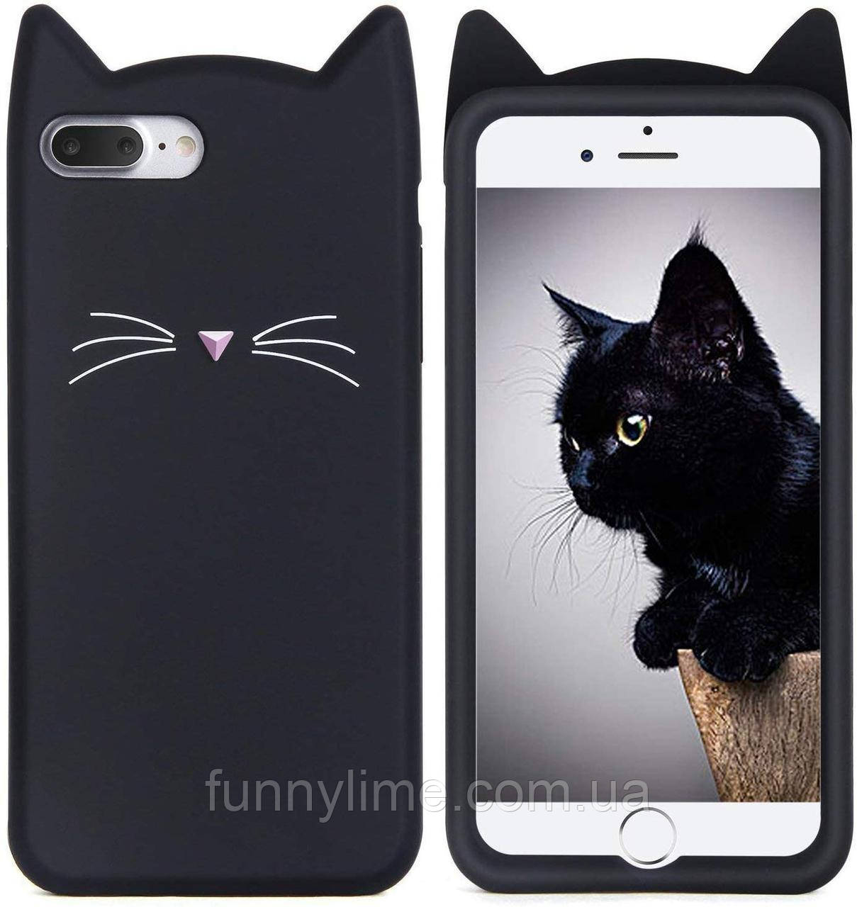 

Чехол 3D Toy для iPhone 7 Plus / 8 Plus Бампер резиновый Cat Black