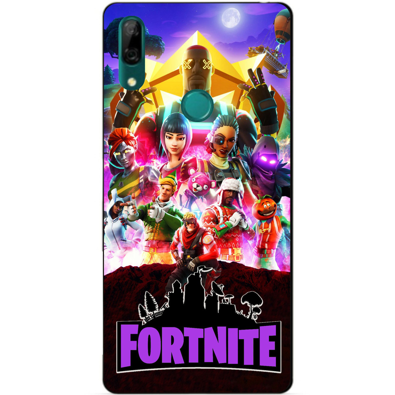 

Силиконовый бампер чехол для Huawei P Smart Z с рисунком Fortnite, Разные цвета