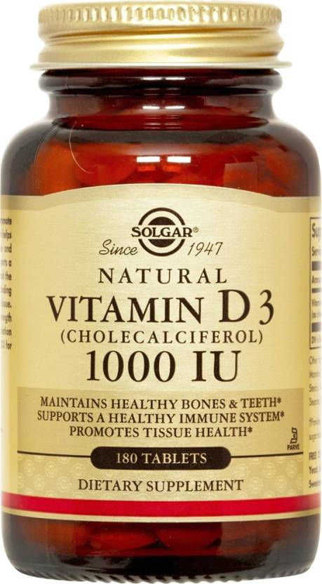 

Витамин Д3 Solgar Vitamin D3 1000 IU 180 таблеток