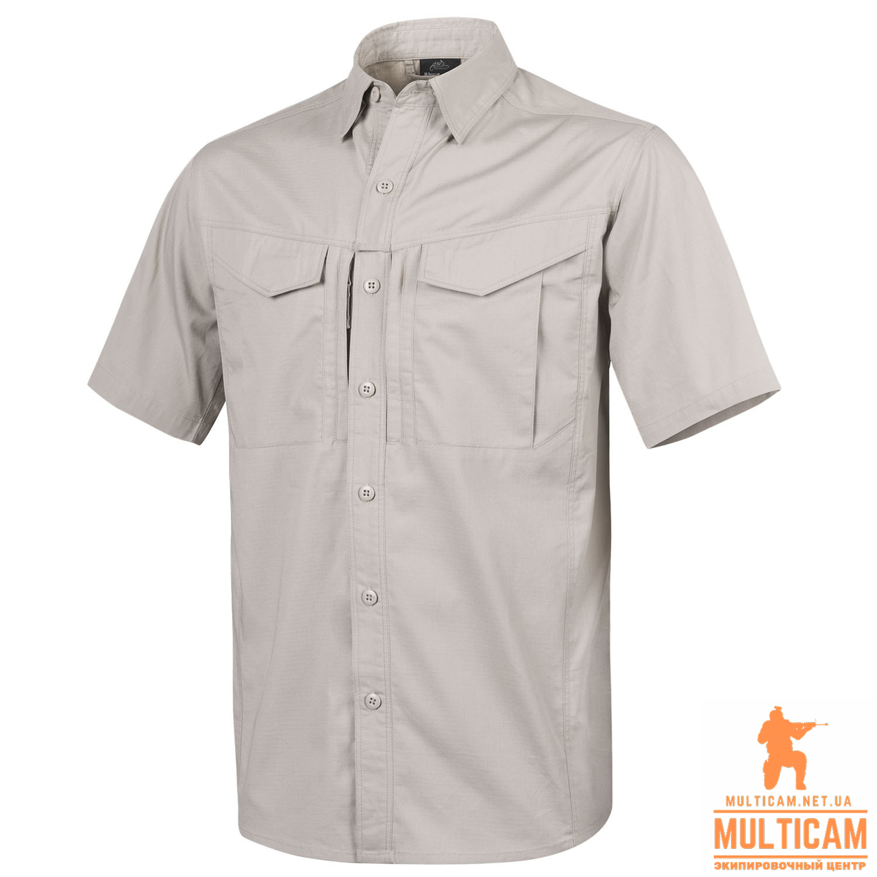 

Рубашка Helikon-Tex® DEFENDER Mk2 Shirt short sleeve® PolyCotton Ripstop - Khaki M, Хаки