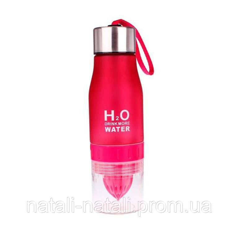 

Спортивная бутылка-соковыжималка H2O Water bottle Red Красный