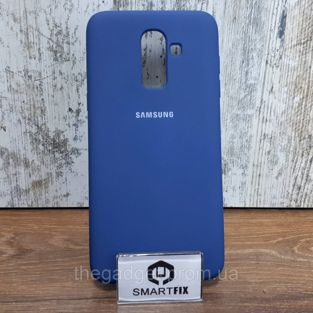 Силиконовый чехол для Samsung J8 2018 (J810) Soft Синий