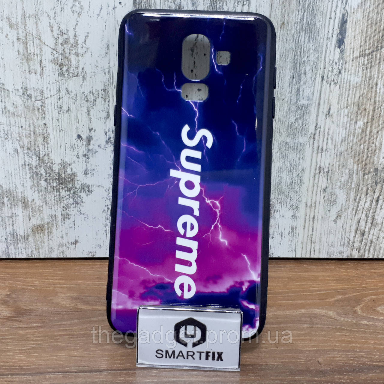 

Чехол с рисунком для Samsung J8 2018 (J810) Supreme дизайн №2, Синий