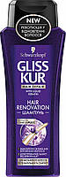 Шампунь для ослабленных и истощенных после окрашивания и стайлинга волос Gliss Kur Hair Renovation 250 мл