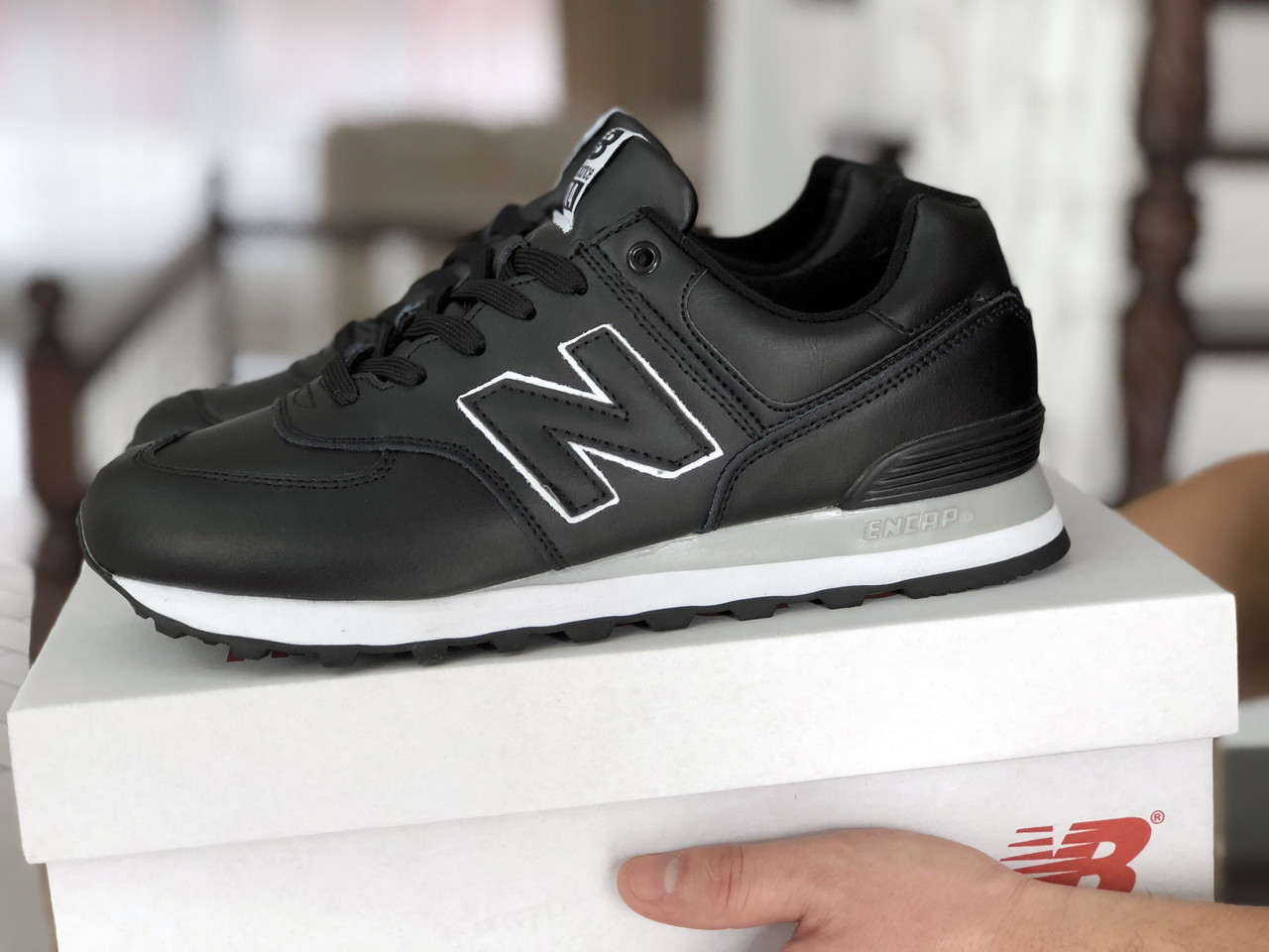 

Мужские кроссовки New Balance 10439 серый с белым