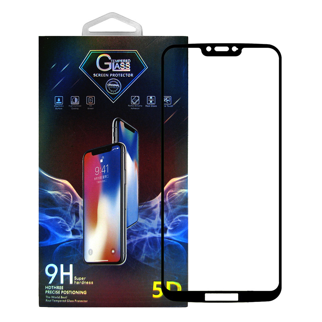 

Защитное стекло Premium Glass 5D Full Glue для Motorola Moto G7 Power Black, Черный