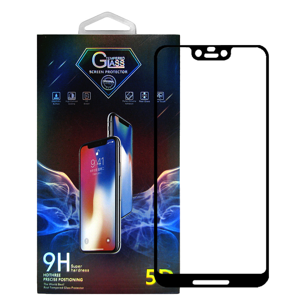 

Защитное стекло Premium Glass 5D Full Glue для Google Pixel 3 XL Black, Черный