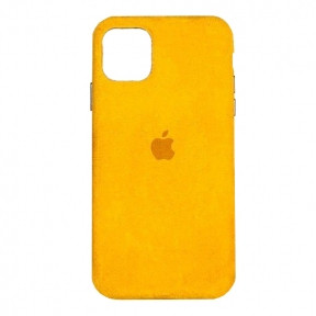 

Чехол Alcantara под замшу для iPhone 11 Canary Yellow