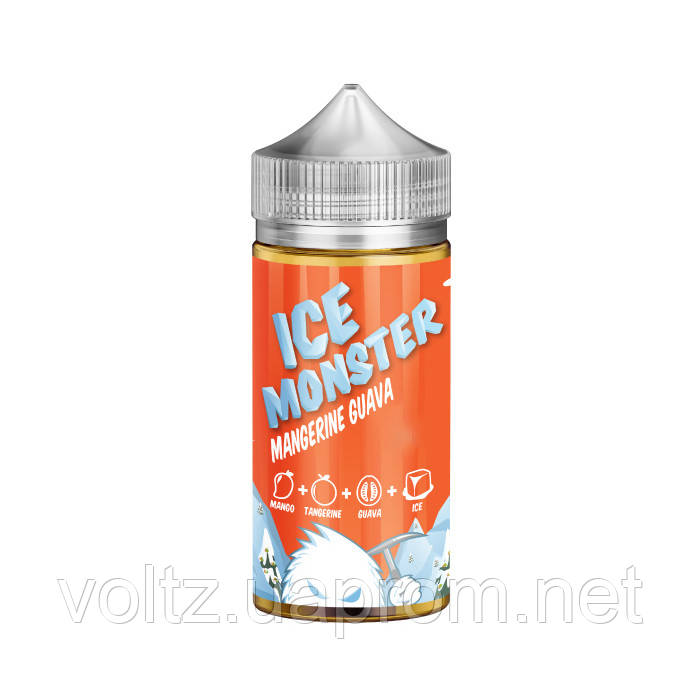 

Жидкость для электронных сигарет Jam Monster Mangerine Guava Ice 3 мг 100 мл