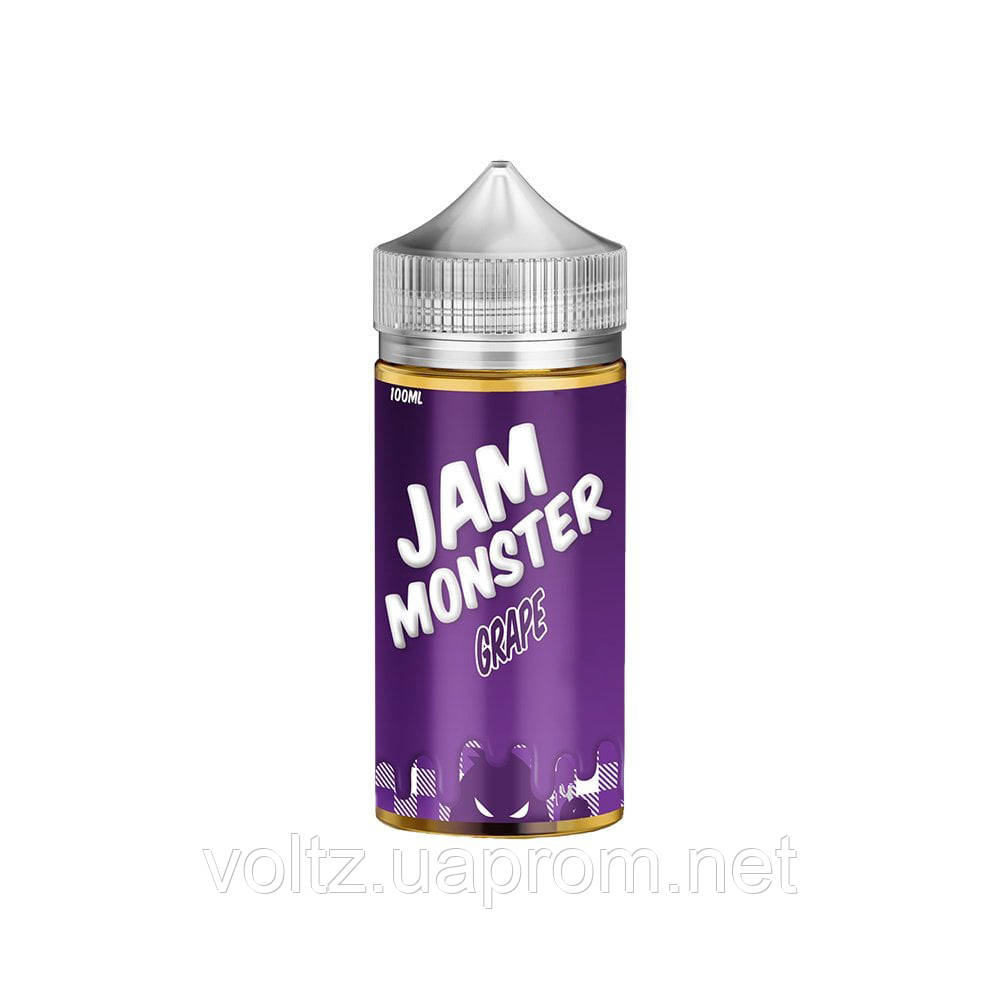 

Жидкость для электронных сигарет Jam Monster Grape 0 мг 100 мл