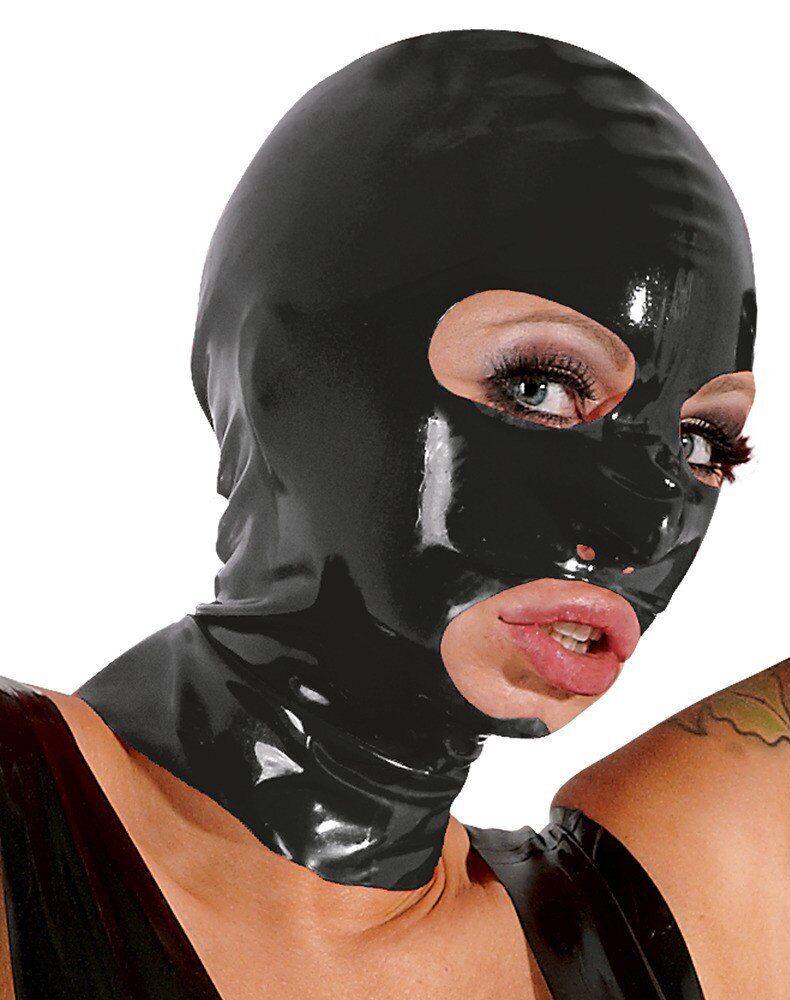 

Латексная маска на голову Latex Head Mask Black от Orion, Черный