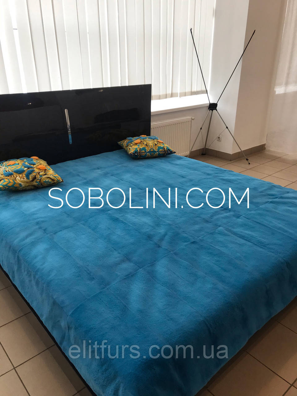 

Покрывало из натуральной норки, размер 220*220см