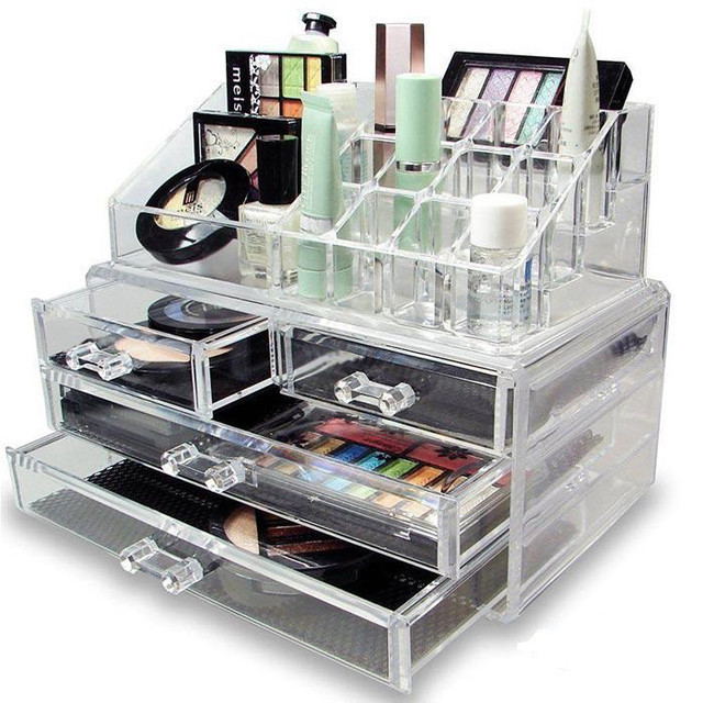 

Акриловый органайзер для косметики Cosmetic Storage Box