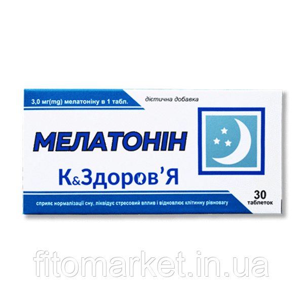 Мелатонін До&Здоров'я таблетки 200 мг № 30
