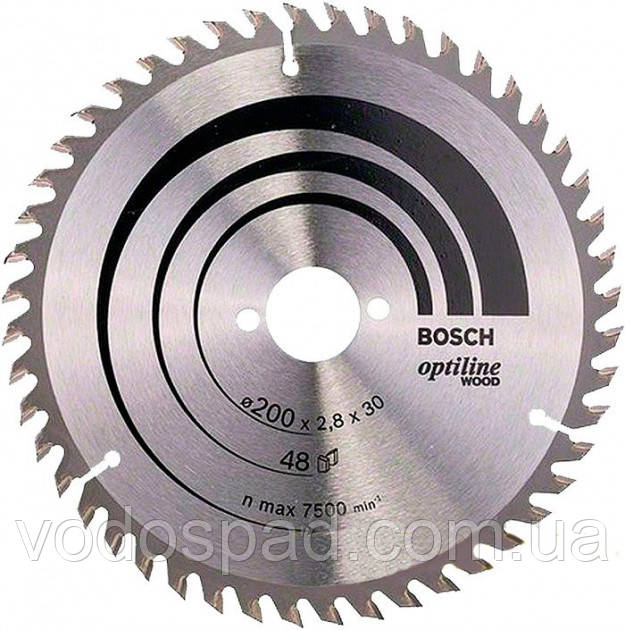 

Пильный диск Bosch Expert for Wood 200×2,8×30, 48 ATB (2608644053)