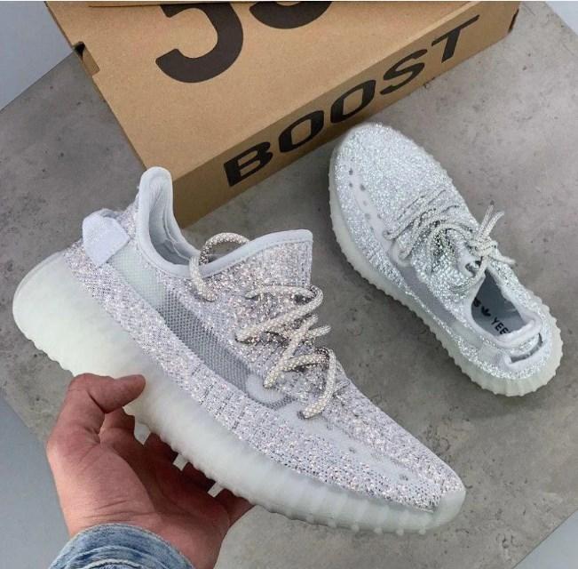 

Adidas Yeezy Boost 350 v2 Static | кроссовки мужские и женские; летние/весенние; полностью рефлектив (полный), Серый