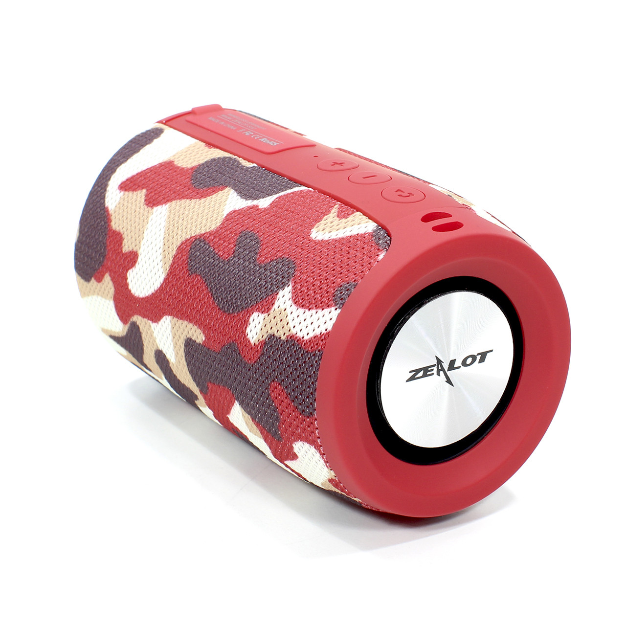 

Колонка ZEALOT S32 Red Camouflage (Зеалот) Hi Fi Box Speacker USB microSD Громкий телефон Повер Банк