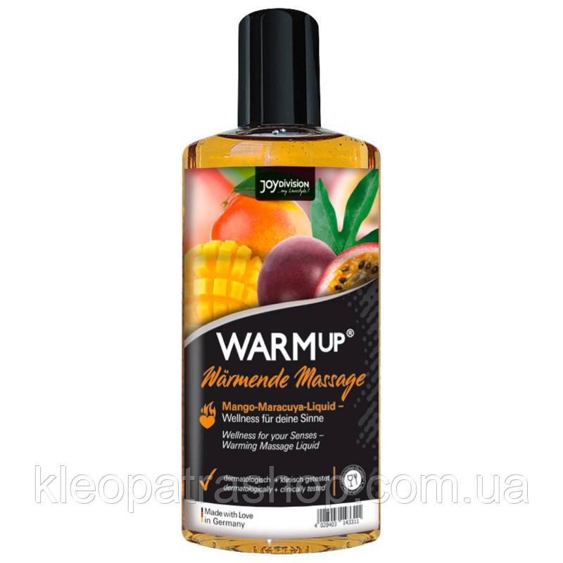 

Массажное масло - WARMup Mango + Maracuya, 150 ml 14331