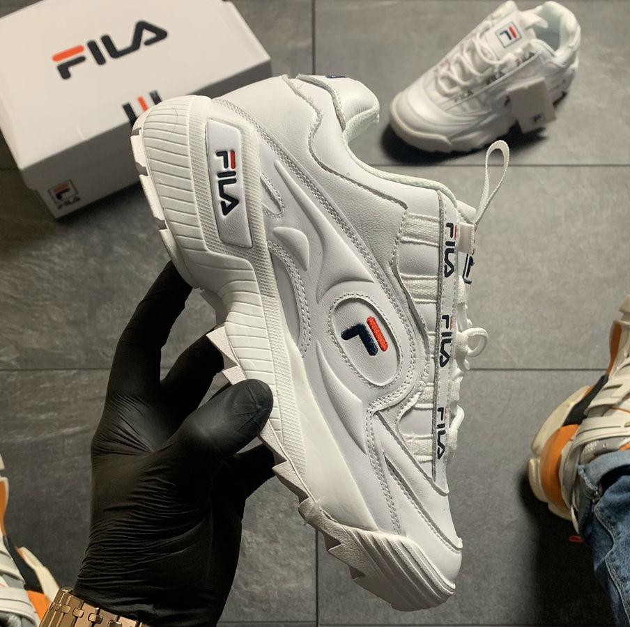 

Fila D-Formation Sneakers White | кроссовки женские; белые; осенние / весенние; фила 38eur - 24.0cm, Белый