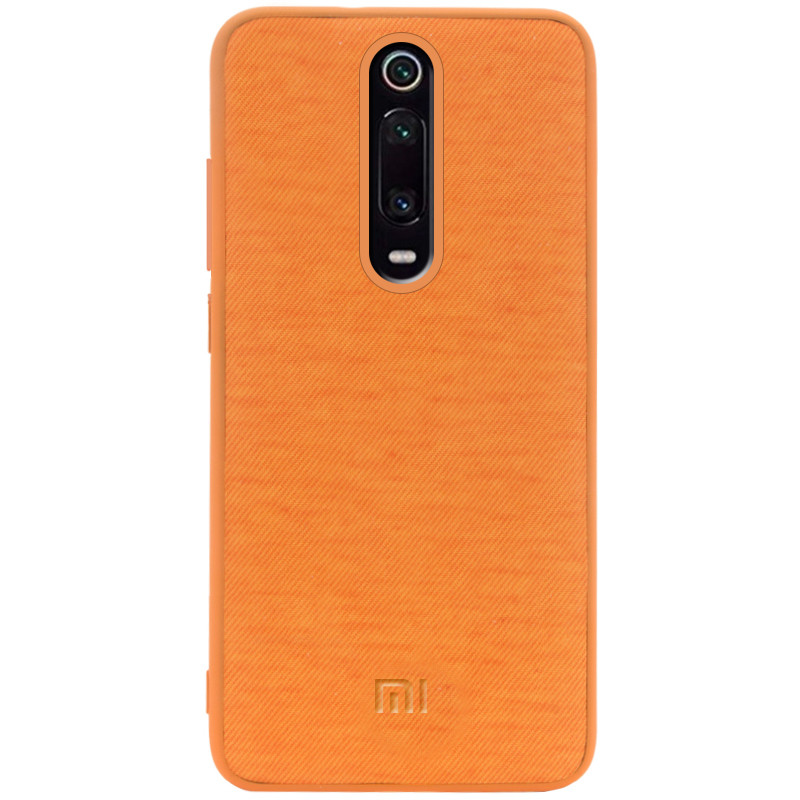 

TPU чехол Textile Logo для Xiaomi Redmi K20 / K20 Pro / Mi9T / Mi9T Pro, Оранжевый