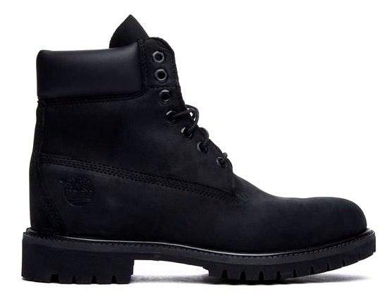 

Зимние ботинки на меху Timberland 6 inch "Black Boots" - "Черные" (Копия ААА+) 38, Черный