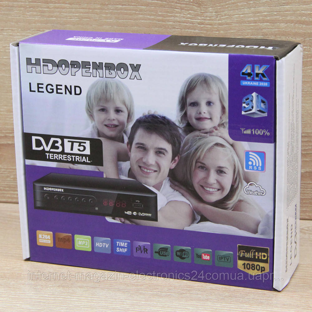 

Цифровой тюнер T2 HDOPENBOX legend DVB Terrestrial - МЕТАЛ