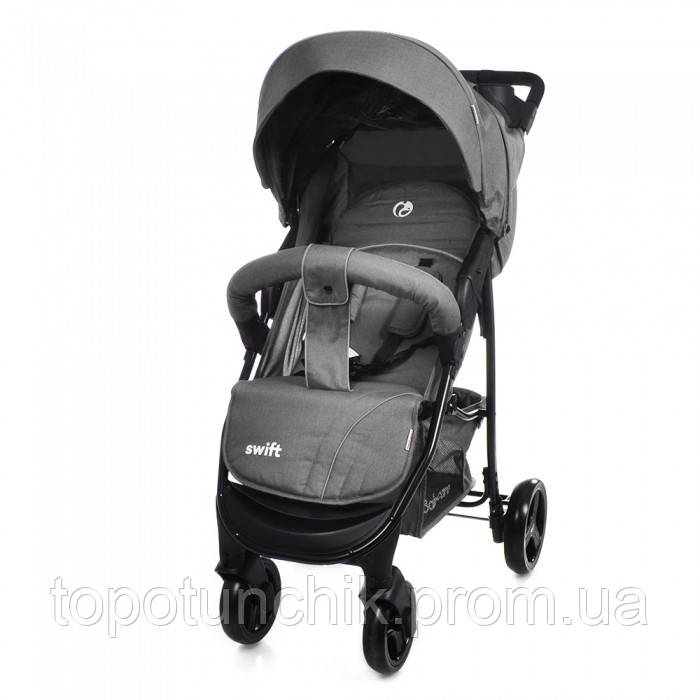 

Коляска прогулочная BABYCARE Swift BC-11201 Light Grey в льне /1/ MOQ