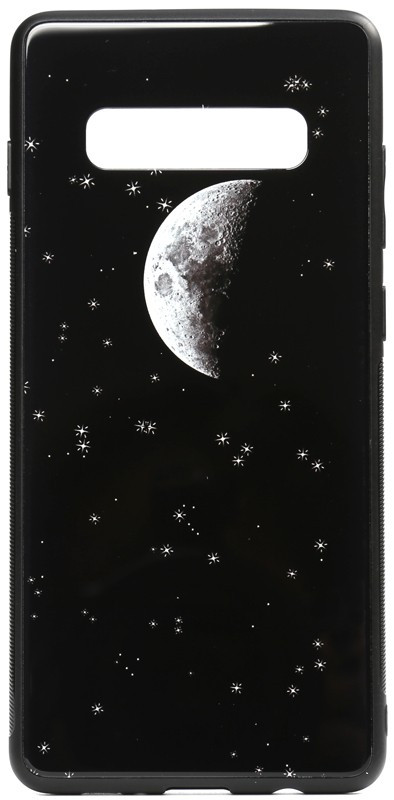 

Чехол-накладка TOTO Cartoon Print Glass Case Samsung Galaxy S10 Plus Starry Sky, Рисунок