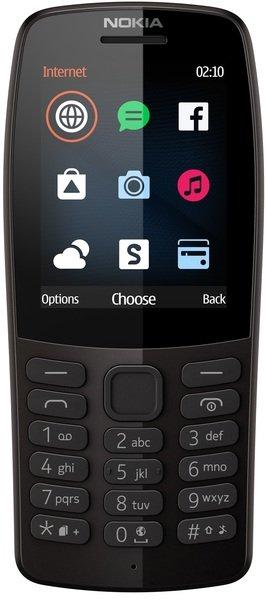 Nokia 210 Dual SIM 2019 Black (16OTRB01A02) UA UCRF