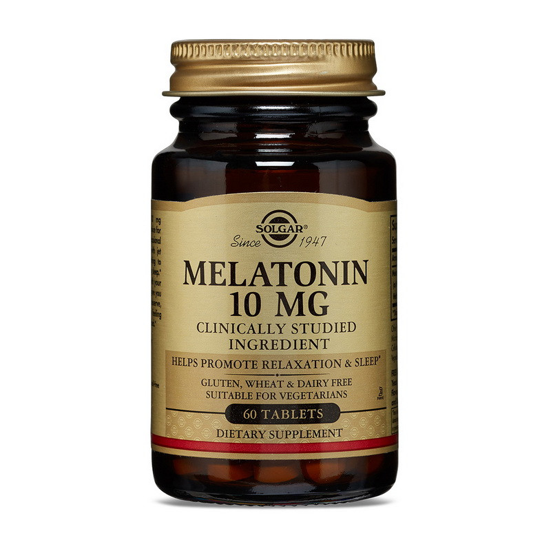 

Мелатонин для сна Solgar Melatonin 10 mg 60 таблеток