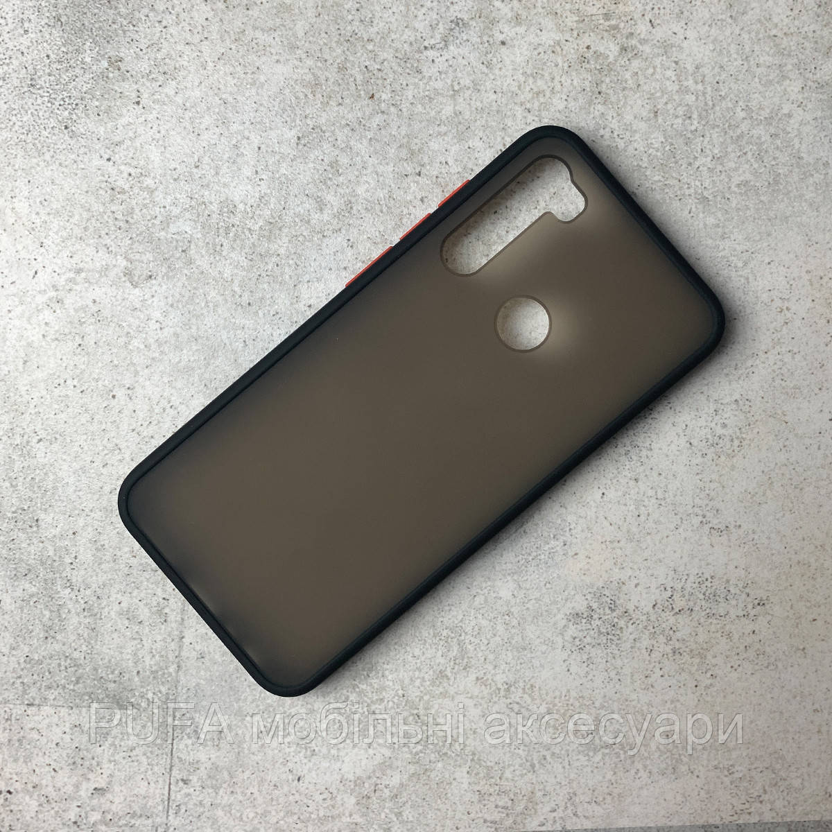 

Чохол-накладка Matte Color Cover Full Protective Xiaomi Redmi Note 8T Black, Черный