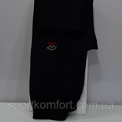 Спортивные хлопковые чёрные трикотажные штаны 80 хлопок Турция копия PAUL&SHARK, фото 2