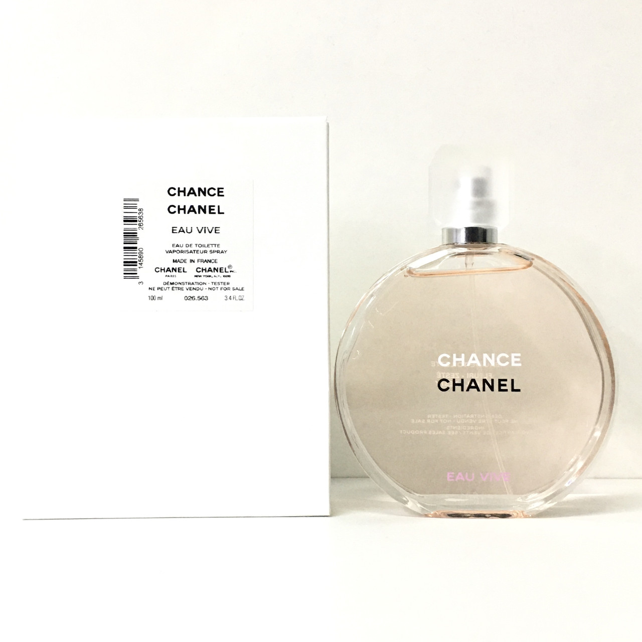 Оригинальные женские духи CHANEL Chance Eau Vive 100ml туалетная вода ТЕСТЕР, цветочный цитрусовый аромат