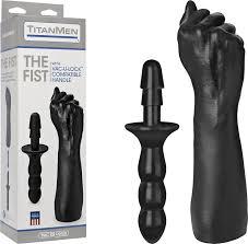 

Кулак для фистинга Doc Johnson Titanmen The Fist with Vac-U-Lock Compatible Handle, диаметр 7,6см, Черный