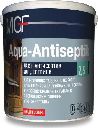 

Лазурь-антисептик для дерева MGF AQUA-ANTISEPTIK 0,75л дуб