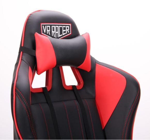 Кресло VR Racer Shepard черный/красный (Фото 8)